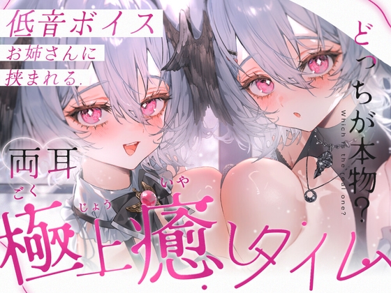 【KU100/両耳同時ASMR】低音ボイスお姉さんに挟まれる極上癒しタイ